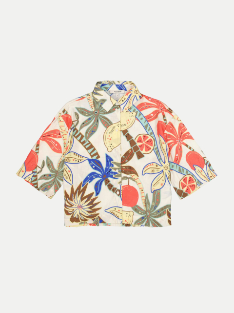 Garcia Bluse mit Allover-Print bei Robert Ley