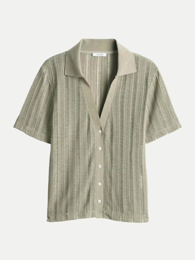 Opus Poloshirt Sugaha mit V-Ausschnitt bei Robert Ley
