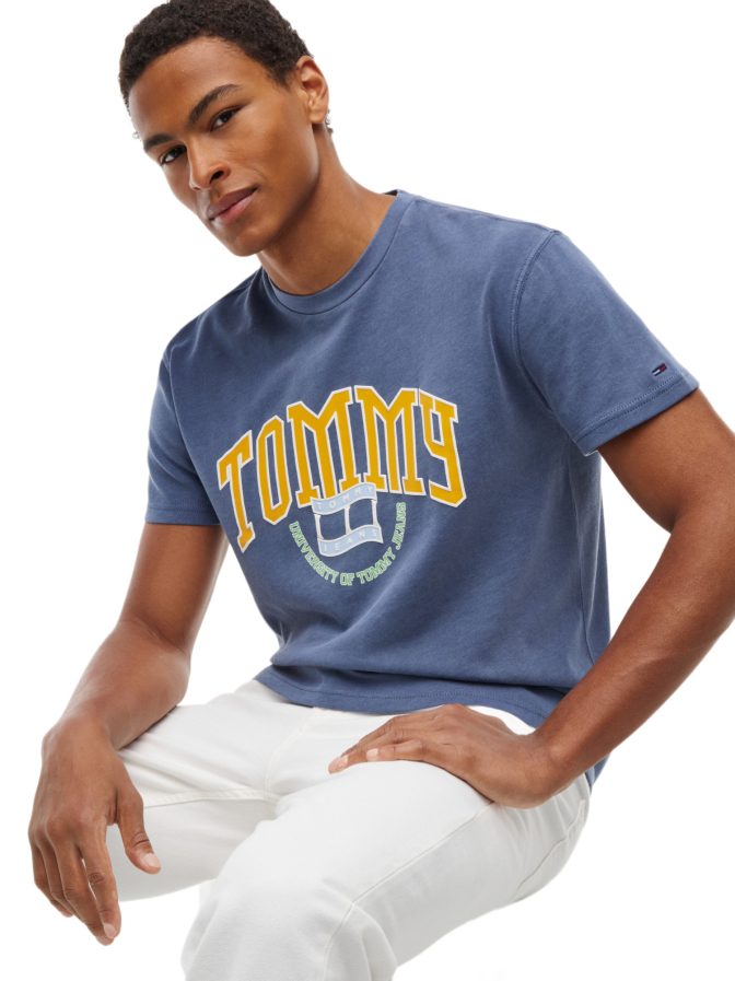 Tommy Jeans T-Shirt mit Logo-Print bei Robert Ley