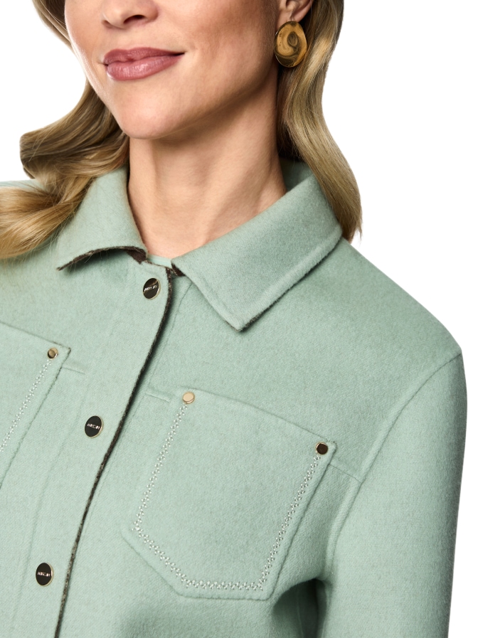 Marc Cain Wendejacke aus Wolle bei Robert Ley
