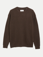 s.Oliver RED LABEL Flammgarn-Pullover Gerippt 89W0-BROWN bei Robert Ley