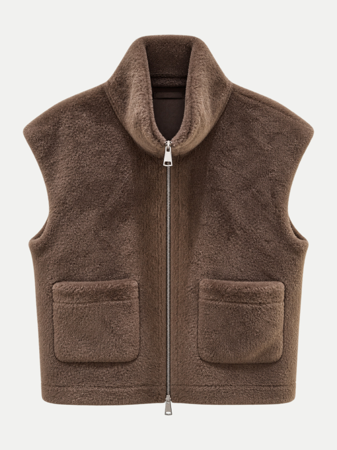 Betta Corradi Oversized Weste mir Reißverschluss bei Robert Ley