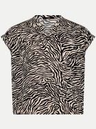 Zero Bluse mit Allover-Print 1891-Cream/Black bei Robert Ley