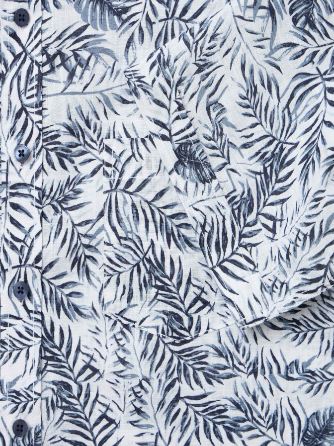 Casamoda Kurzarmhemd mit Allover-Print bei Robert Ley