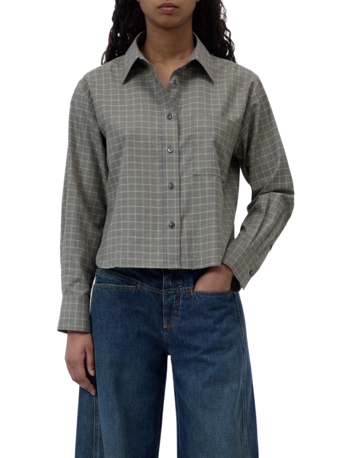 Closed Kurze Karo-Bluse bei Robert Ley