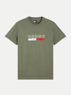 Tommy Jeans T-Shirt mit Logo-Print M04-GREEN bei Robert Ley