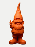 Blogo Gartenzwerg Bernardo - H 12cm orange-orange bei Robert Ley