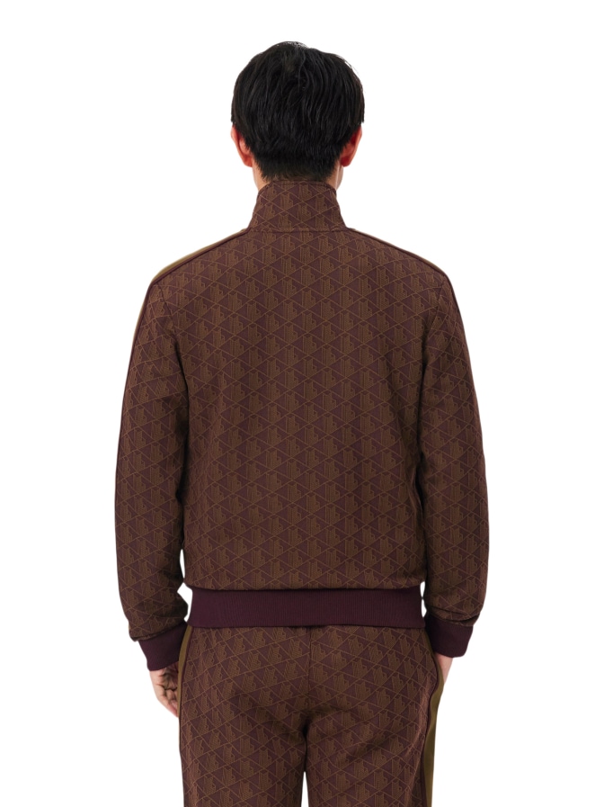 Lacoste Sweatjacke mit Monogram-Muster bei Robert Ley
