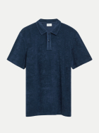 s.Oliver RED LABEL Polo-Shirt  aus Strukturfrottee 5978-BLUE bei Robert Ley