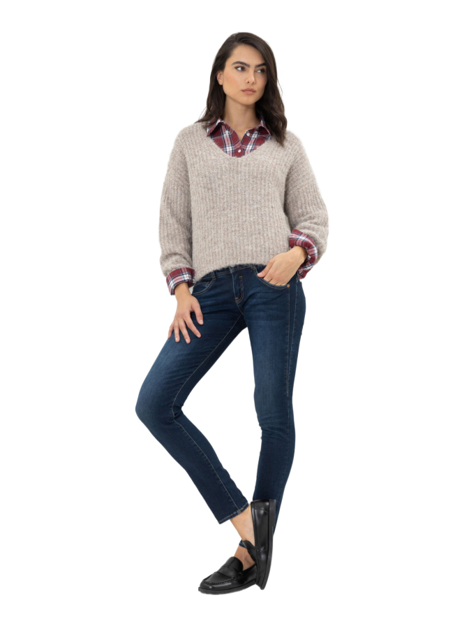 Herrlicher Strickpullover Lini Cropped bei Robert Ley