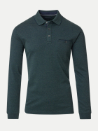 Casamoda Poloshirt mit Melierten Muster 337-337 grUEn bei Robert Ley