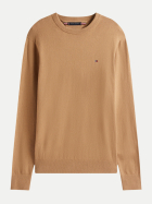 Tommy Hilfiger Pullover mit Logo-Stickerei GV7-BROWN bei Robert Ley