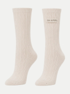 OH APRIL Socken Vea mit OH APRIL Patch am Schaft 1001-off white bei Robert Ley