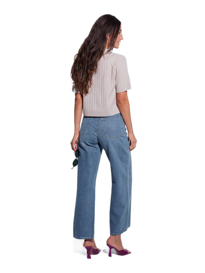 Colorush Kaschmirshirt BLANC BOXY TEE bei Robert Ley