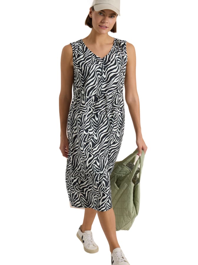 Cecil Midikleid mit Zebraprint bei Robert Ley
