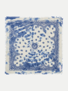 Purschoen Bandana-Tuch 60 × 60 cm 8242-fenetre tie dye blue-navy bei Robert Ley