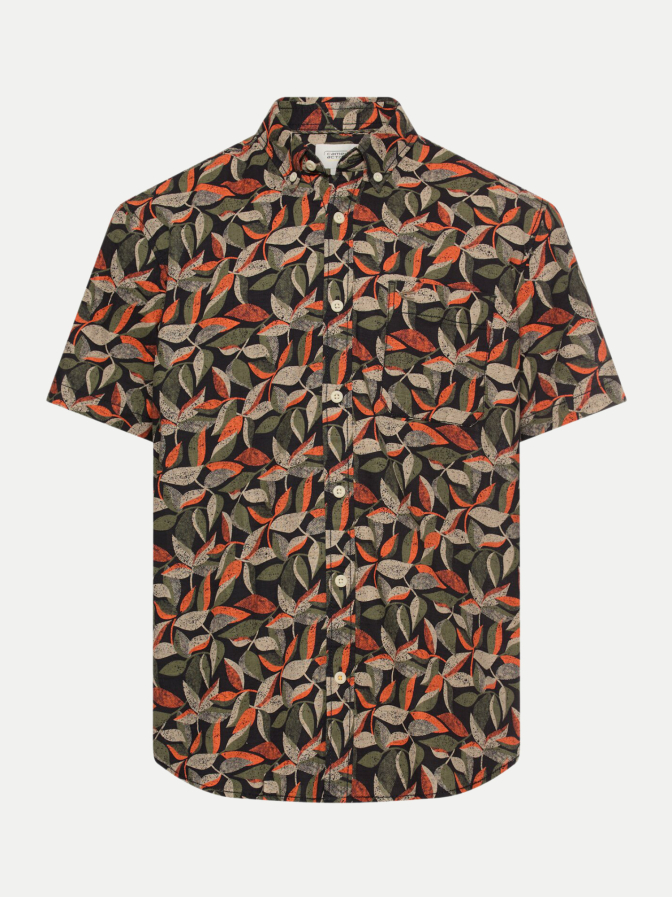 Camel Active Kurzarmhemd mit Blattprint bei Robert Ley