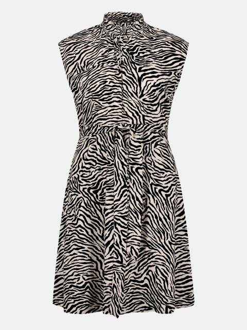 Zero Ärmelloses Kleid mit Allover-Print bei Robert Ley
