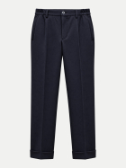 GTA Regular-Fit Jerseyhose mit Bundfalten 800-navy bei Robert Ley