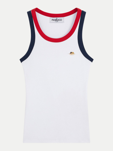 Fiorucci Kontrast Tanktop Angel Patch bei Robert Ley