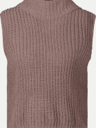 Monari Strickpullunder mit Stehkragen 579-taupe bei Robert Ley