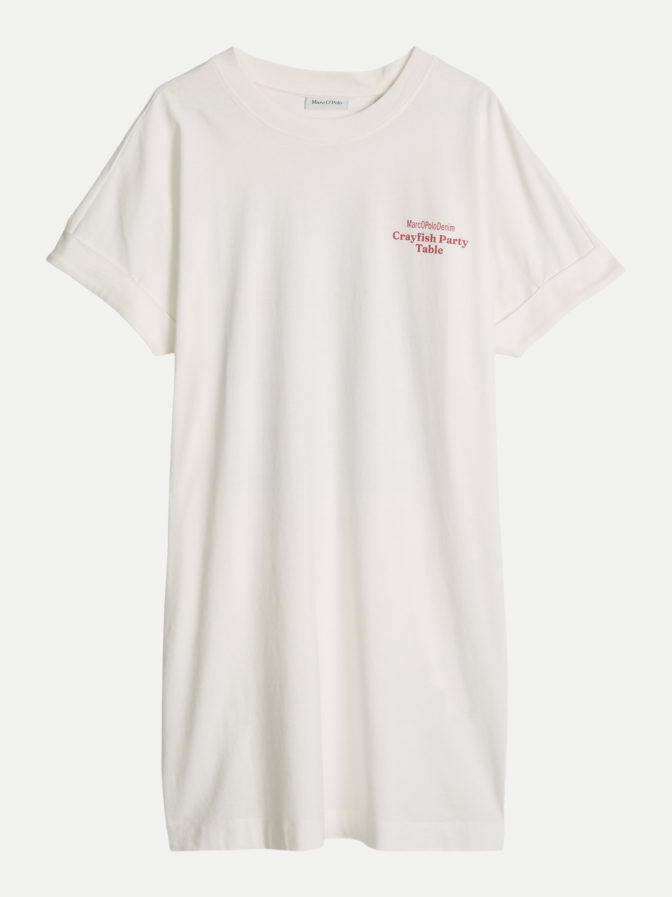 Marc O'Polo DENIM T-Shirt Kleid mit Rückenprint bei Robert Ley