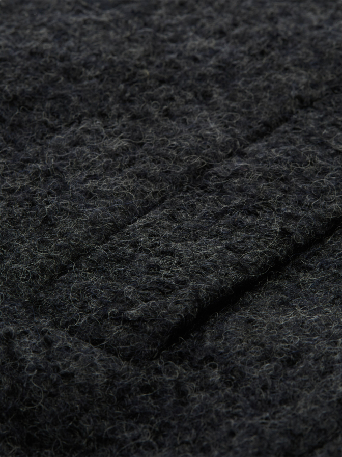 Tom Tailor Denim Bouclé Wollmantel mit Stehkragen bei Robert Ley