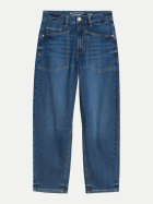 Tom Tailor Casual Barrel-Fit Jeans 10119-Used Mid Stone Blue Denim bei Robert Ley