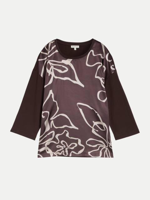Tom Tailor Casual Langarmshirt mit Blumenmuster bei Robert Ley