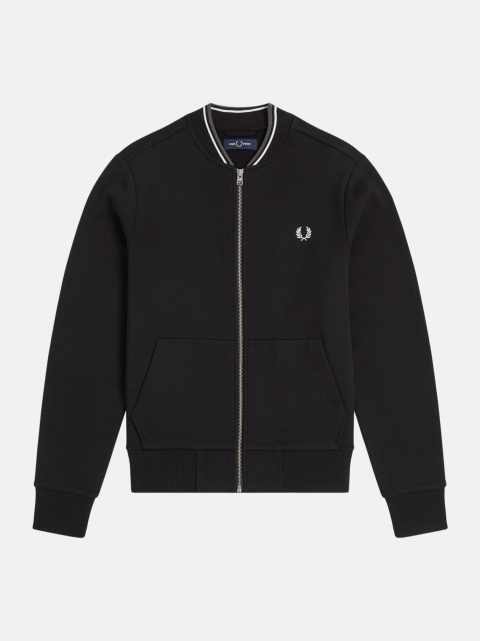 FRED PERRY Sweatjacke mit Collegekragen bei Robert Ley