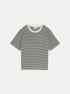 Tom Tailor Denim Boxy-Fit T-Shirt 40531-black white stripe bei Robert Ley