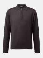 Drykorn Poloshirt HALVVA 1116-schoko braun bei Robert Ley