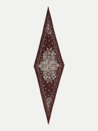 Marc O'Polo DENIM Halstuch im  Diamond-Schnitt  125 cm x 30 cm 1543-Dark Brown_Multi_01 bei Robert Ley