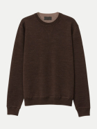 Iris von Arnim Wendbarer Strickpullover Dan 2818-espresso/taupe bei Robert Ley