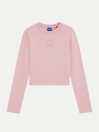 HUGO BLUE Top aus Stretch-Baumwolle 681-Light/Pastel Pink bei Robert Ley