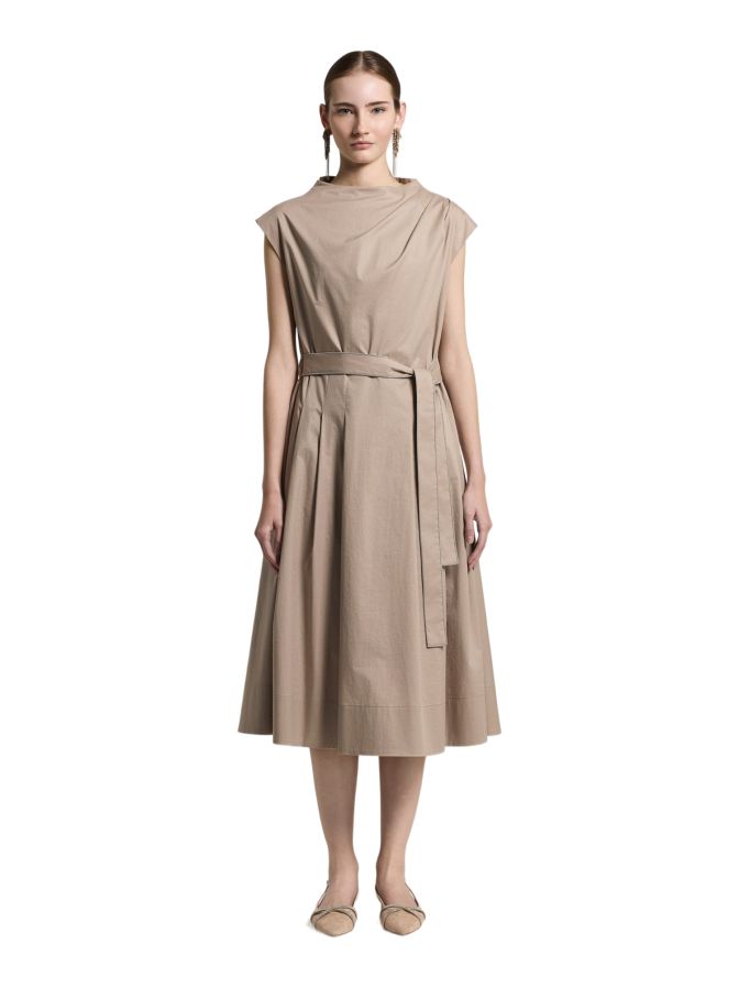 Peserico Midikleid mit Kimonoärmeln bei Robert Ley