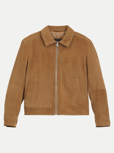 BOSS Black Lederjacke aus Veloursleder bei Robert Ley