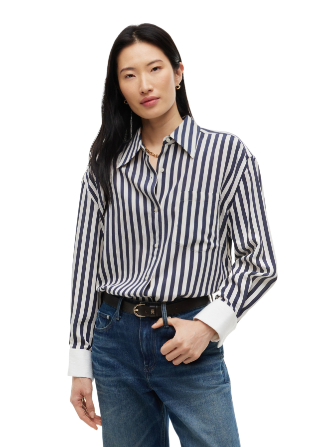 Tommy Hilfiger Hemdbluse FLUID DOUBLE bei Robert Ley