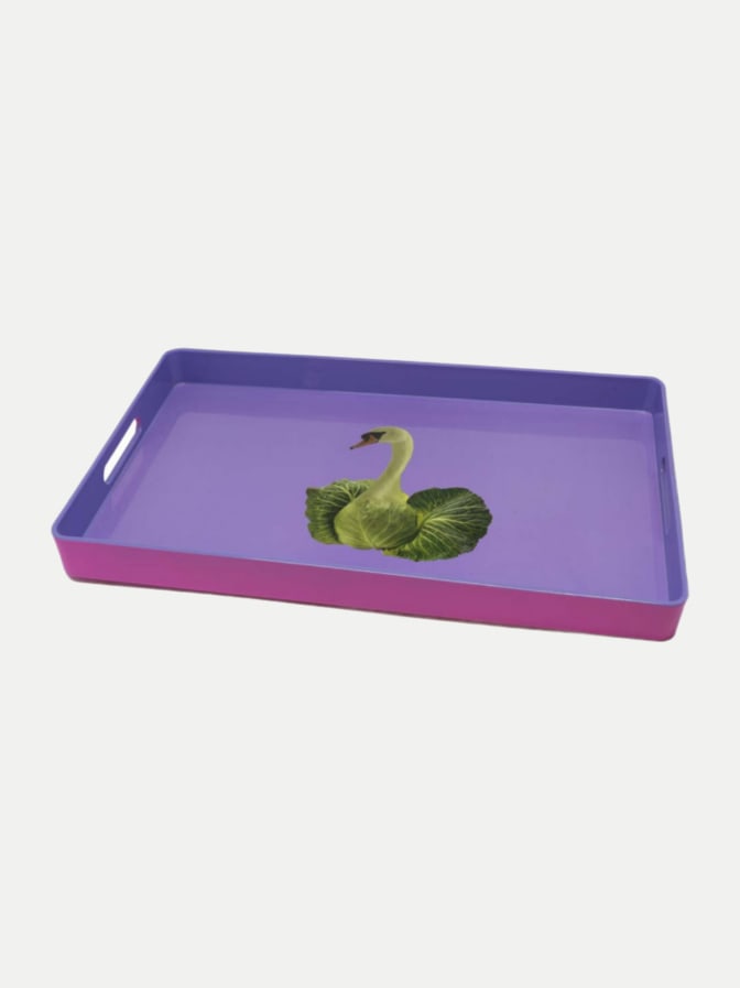 WD Lifestyle Tablett Rechteckig mit Motiv 40x24cm bei Robert Ley