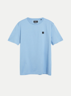 s.Oliver BLACK LABEL T-Shirt mit Logo-Patch 5420-BLUE bei Robert Ley