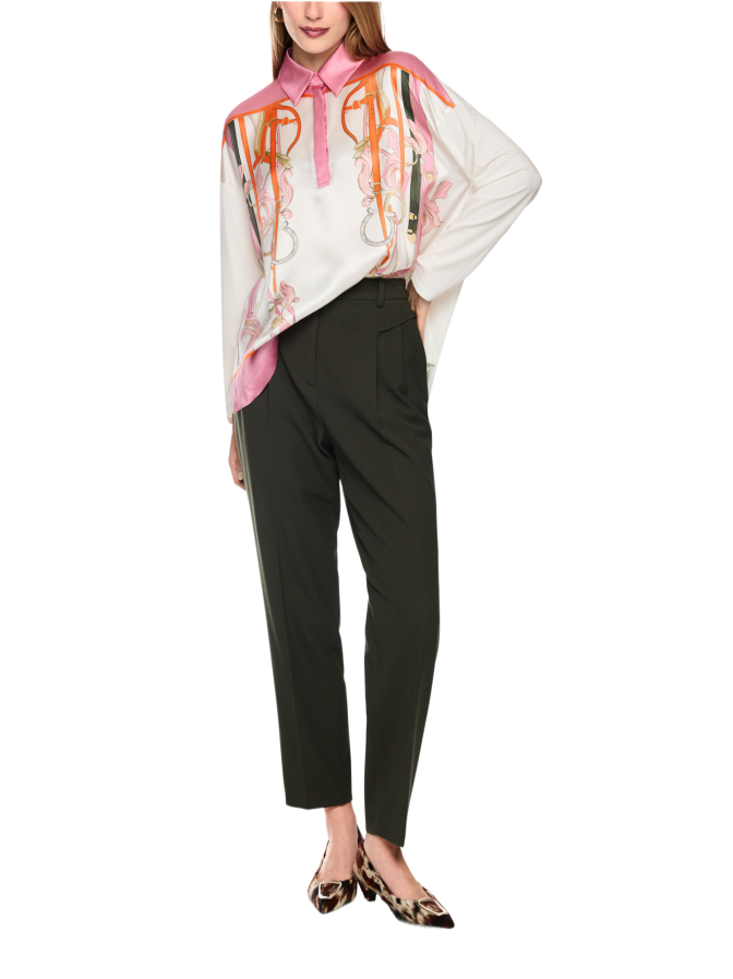 Marc Cain Blusenshirt mit Reitsport-Motiv bei Robert Ley