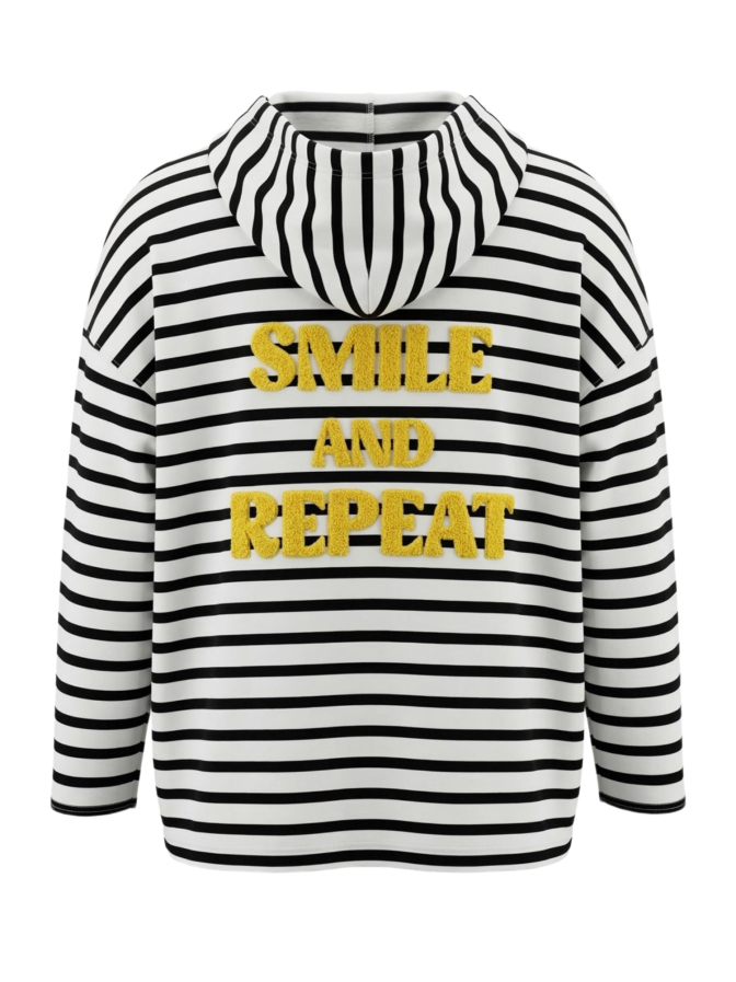 The Shirt Project Hoodie Smile Gestreift bei Robert Ley
