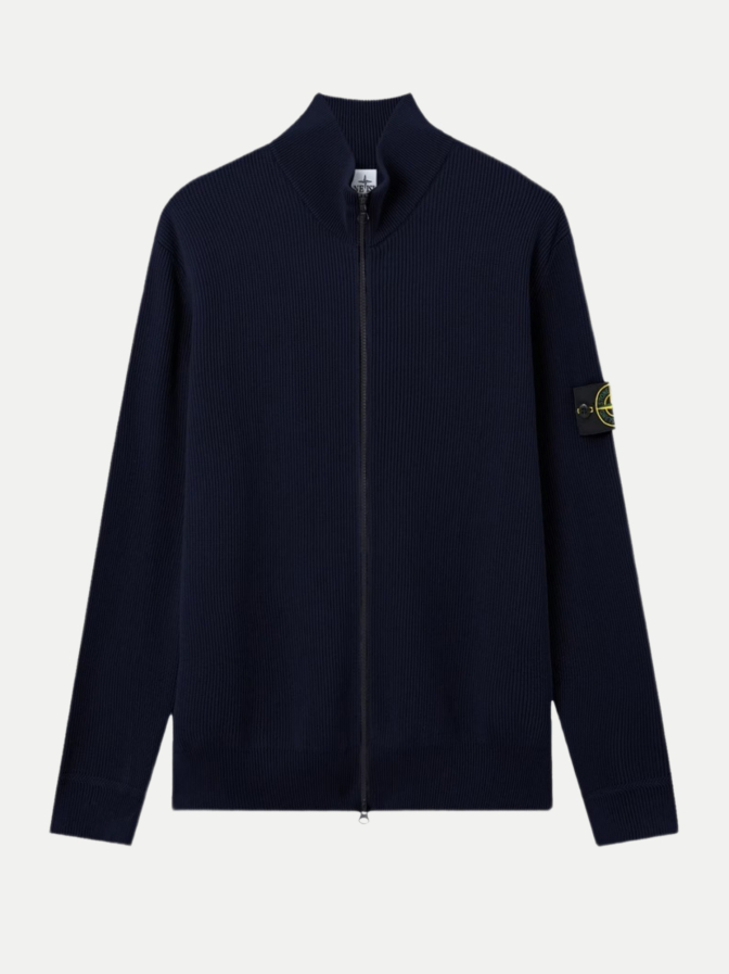 Stone Island Cardigan mit Logo-Badge bei Robert Ley