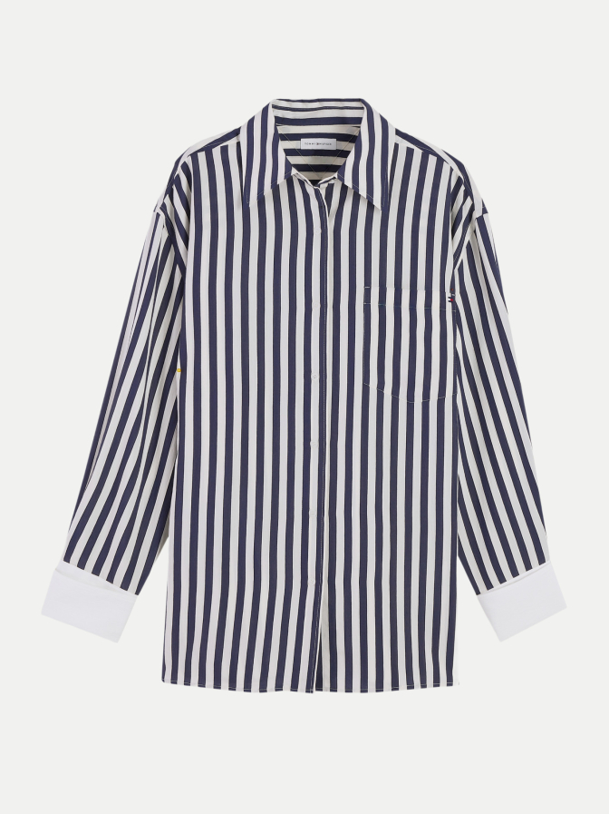 Tommy Hilfiger Hemdbluse FLUID DOUBLE bei Robert Ley