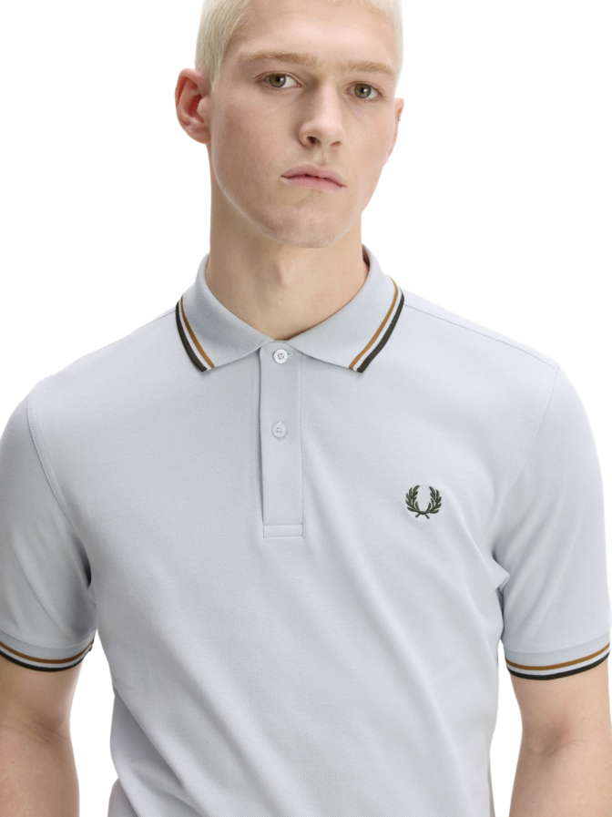 Fred Perry Poloshirt mit Doppelstreifen bei Robert Ley