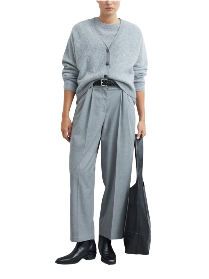Comma Barrel-Leg Bundfaltenhose bei Robert Ley