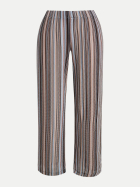 Smith & Soul Wide-Leg Stoffhose 1913-DARK CHOC PRINT bei Robert Ley