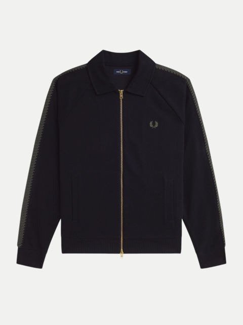 FRED PERRY Trainingsjacke mit Tennisnetzband bei Robert Ley