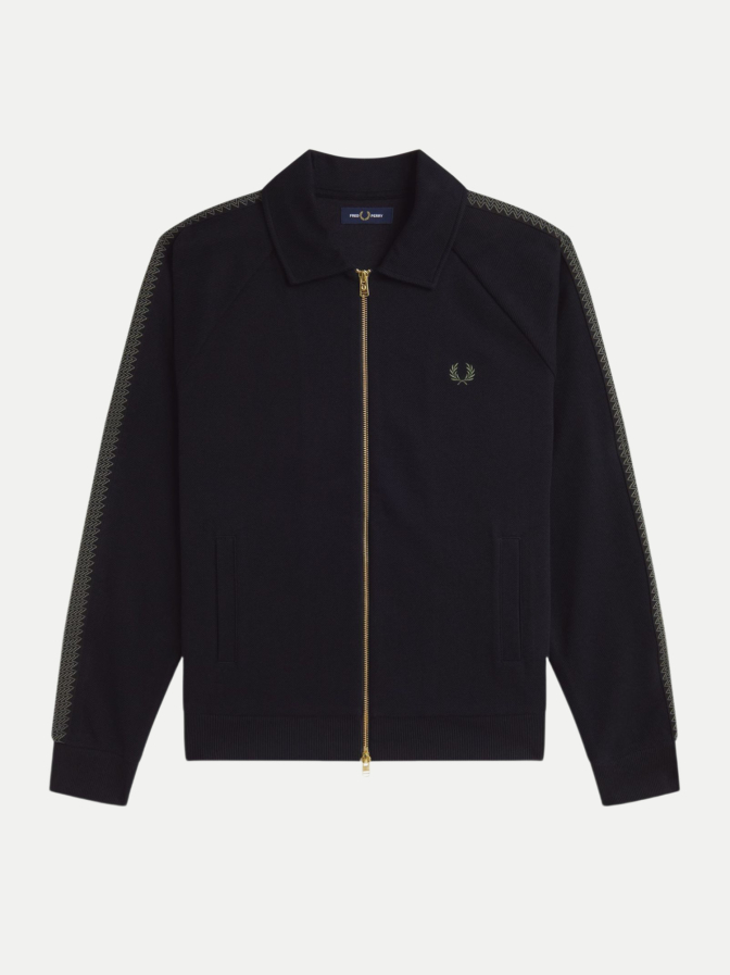 FRED PERRY Trainingsjacke mit Tennisnetzband bei Robert Ley