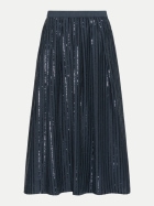 Weekend Max Mara Paillettenbestickter Baumwollrock WKDFIORDI 001 org bei Robert Ley